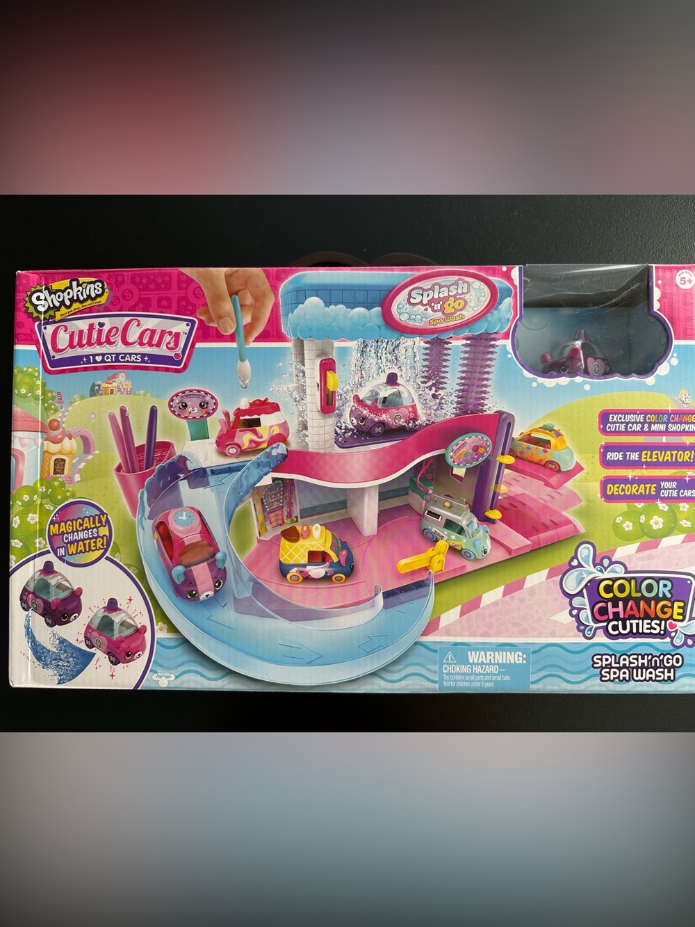Shopkins Cutie Cars Splash’n’Go Spa Wash Playset